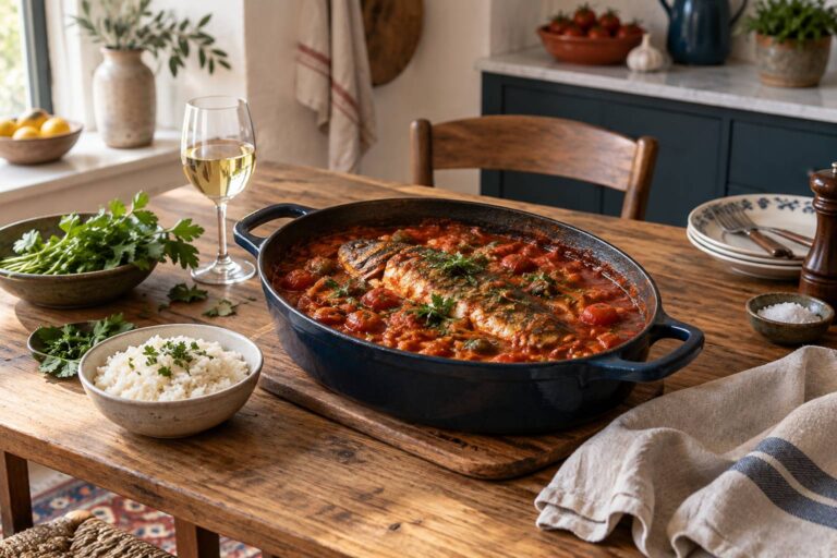 Savourez la recette incontournable de la Lotte à l&rsquo;Armoricaine, un trésor authentique de la gastronomie bretonne